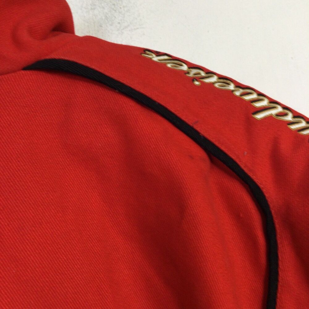 Chase Authentics Mens Budweiser Nascar Racing Jacket Embroidered Red Size XL - Picture 13 of 16
